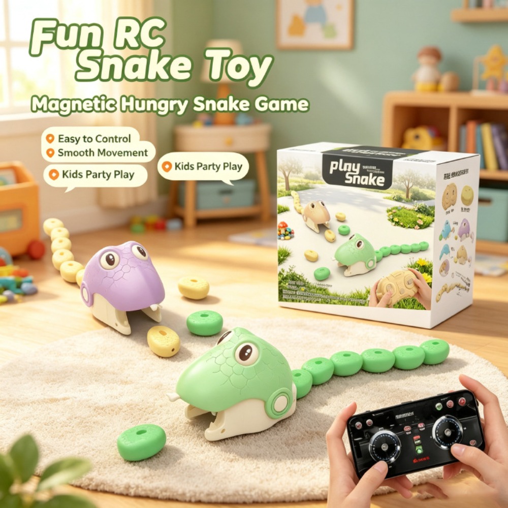 Educational Toys - Giocattolo Serpente Avido Telecomandato con Aspirazione