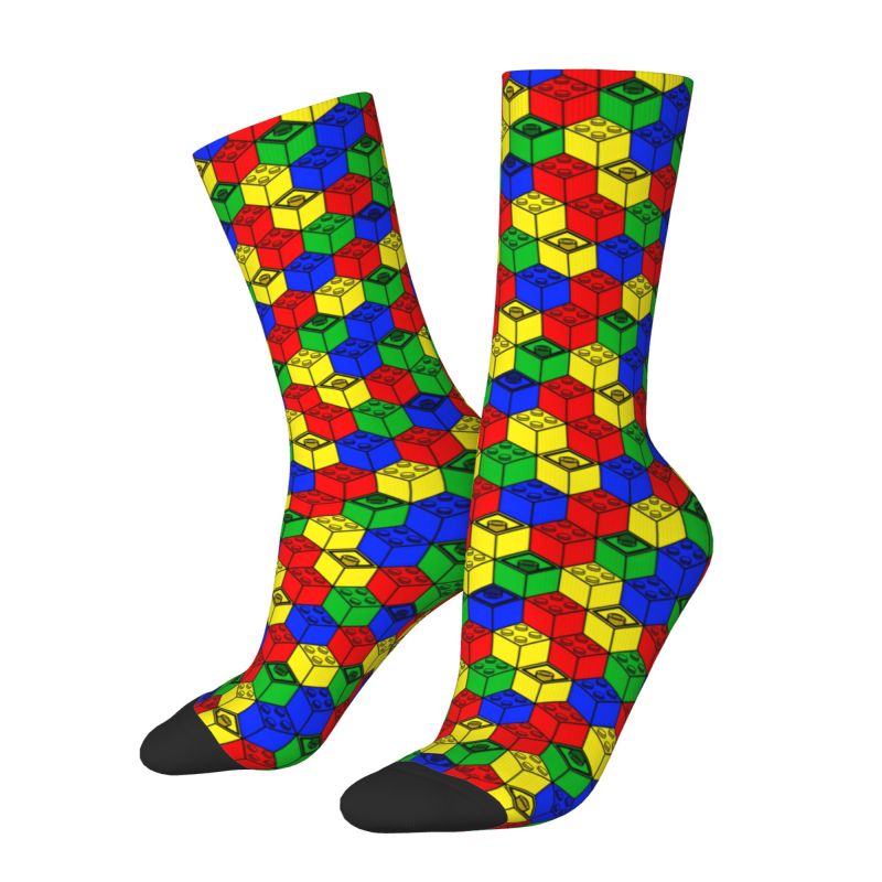Building Blocks - Calzini da calcio sportivi con stampa