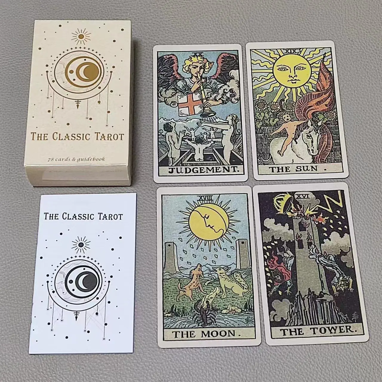 Tarot Cards Deck With Guidebook - 10.3*6cm i classici tarocchi 78 carte