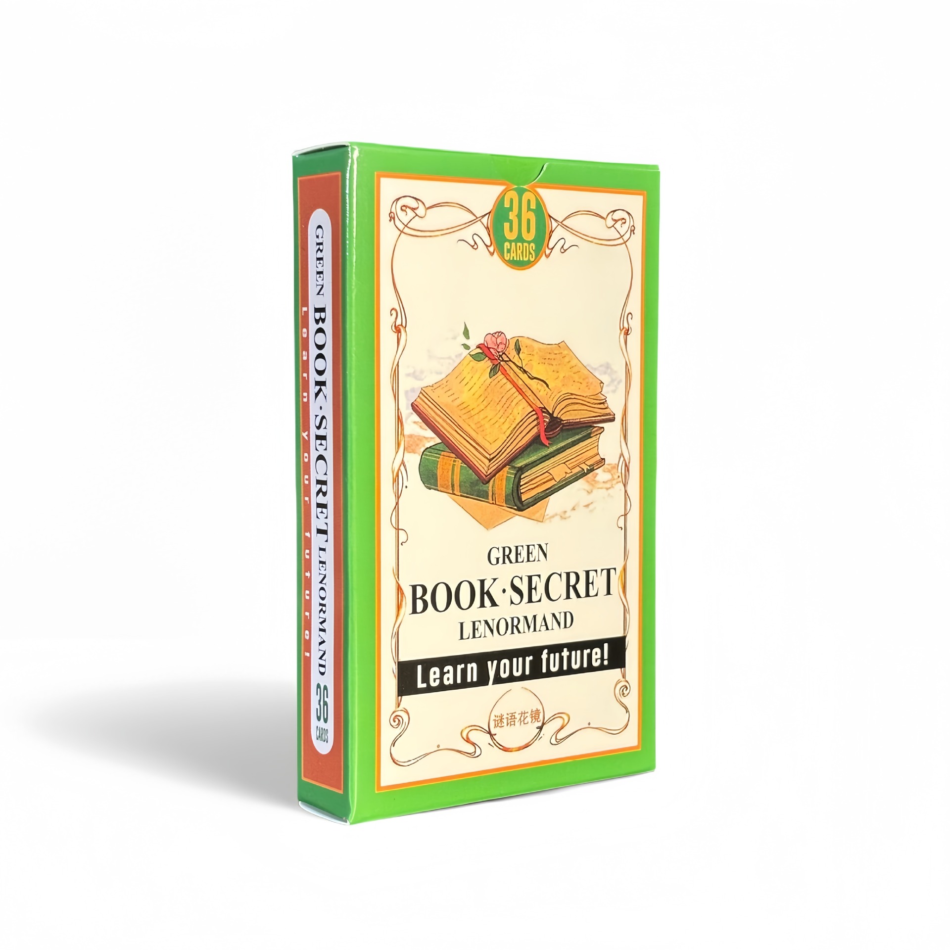 Tarot Cards Deck With Guidebook - Carte Oracolo Lenormand Green Book Secret,