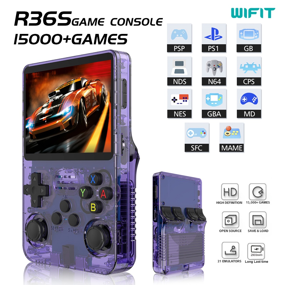 Retro Handheld Game Console R36S - Console di gioco portatile R36s, giochi