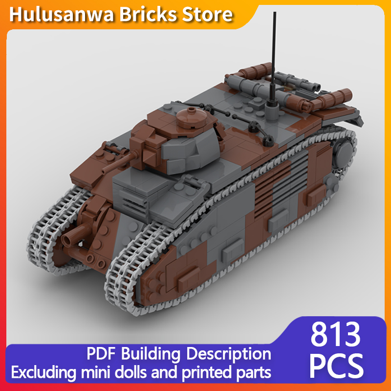 Lego Compatible Military Tank - Modellini di Carri Armati Militari B1