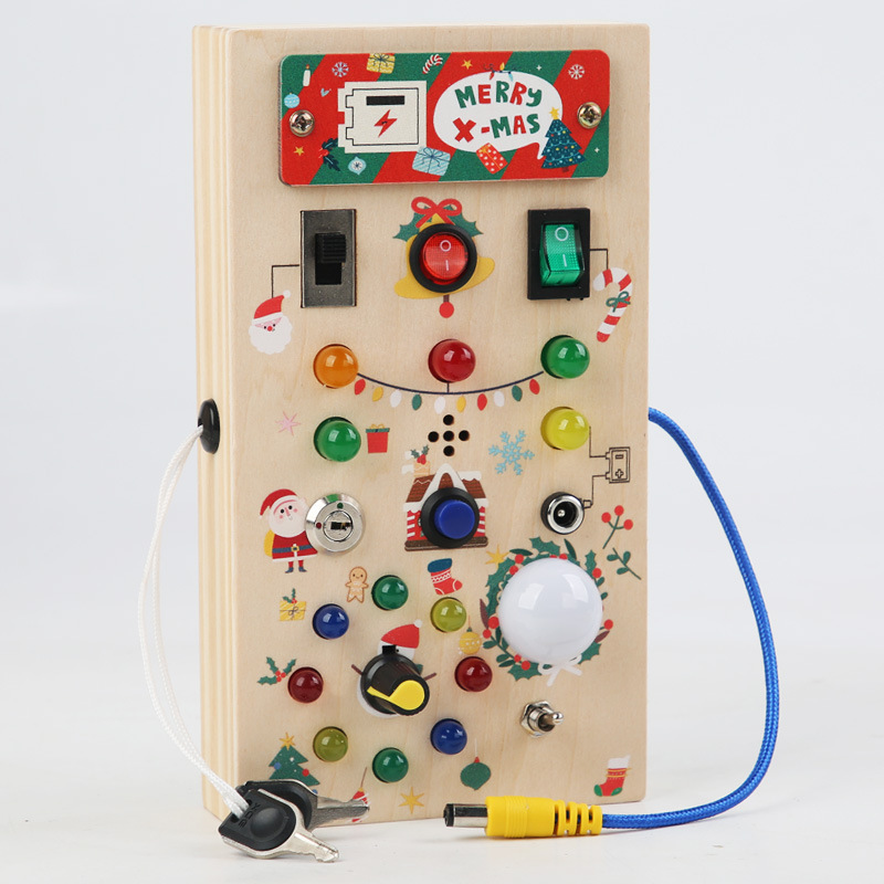 Giocattolo Educativo Montessor - Montessori Wooden Busy Board Toddler recensione e prezzo