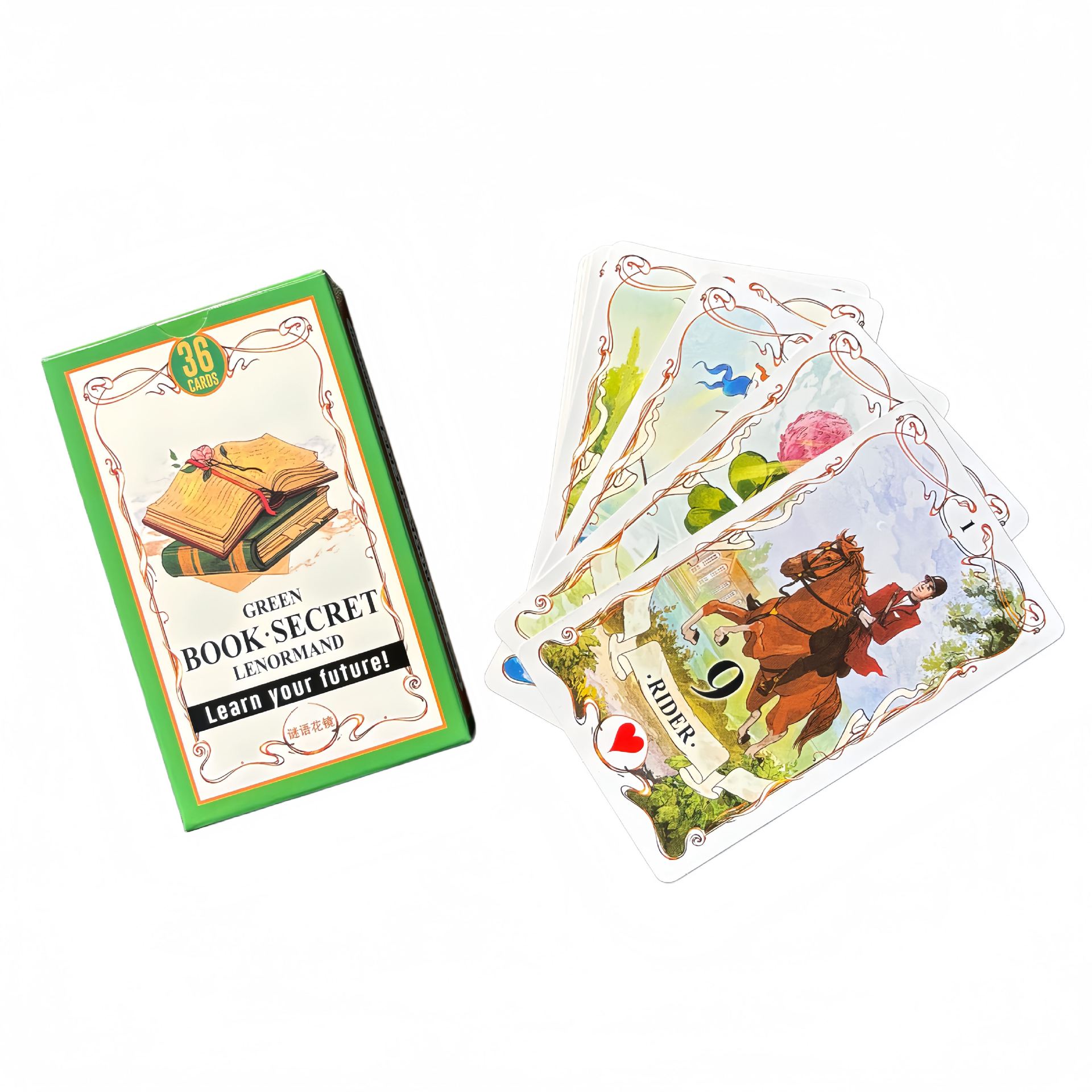 Carte Oracolo Lenormand Green  - Tarot Cards Deck With Guidebook recensione e prezzo