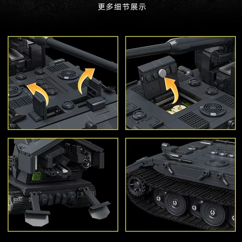 97017 2036PCS Modello di Carro - Lego Compatible Military Tank recensione e prezzo