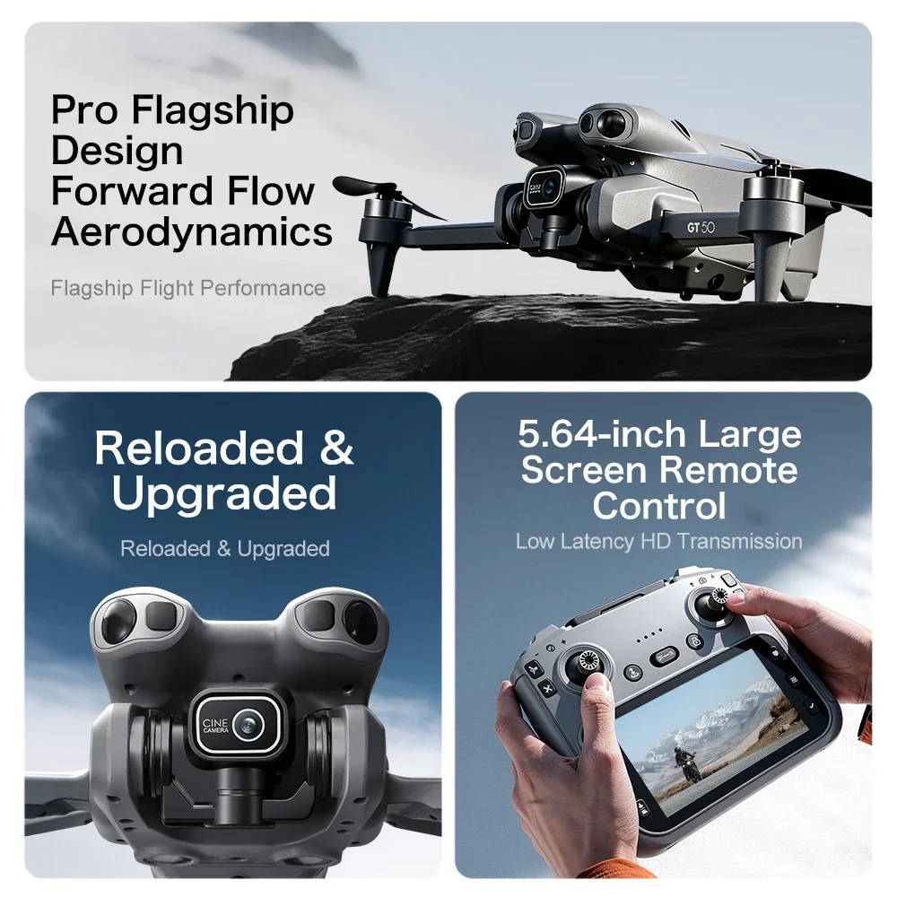 Drone FPV GT50 4K/6K/8K con do - Fpv Brushless Rc Drone 4K recensione e prezzo